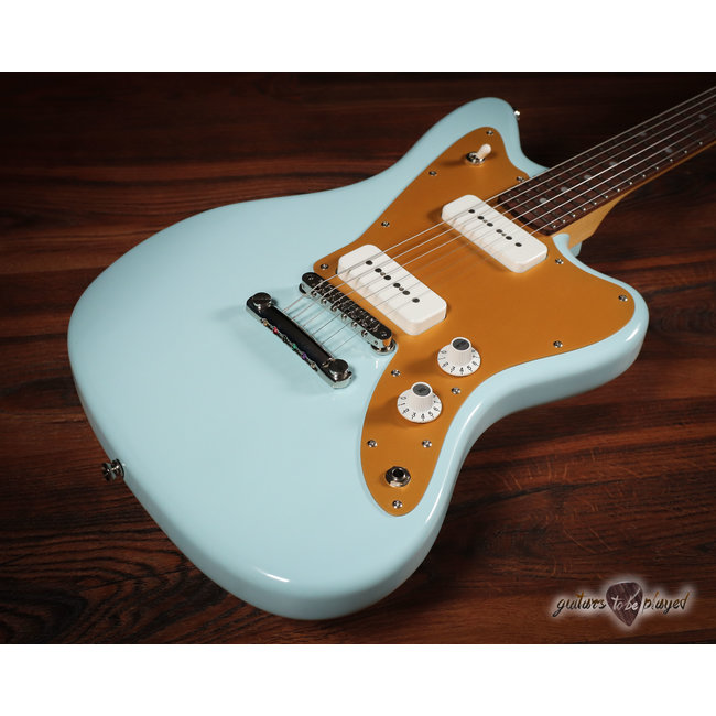 Fano JM6 Oltre Lollar OmniTron P-90 Electric Guitar w/ Gigbag – Sonic Blue