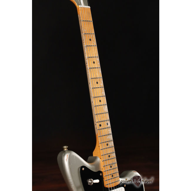 Fano JM6 Oltre Maple Fretboard P-90 Electric Guitar w/ Gigbag – Inca Silver