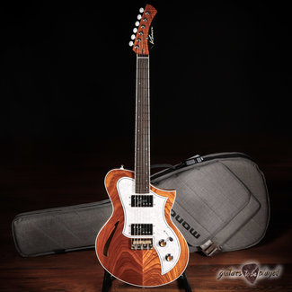 Kauer Korona Thinline Swamp Ash Guitar w/ Lollar Regals – Natural