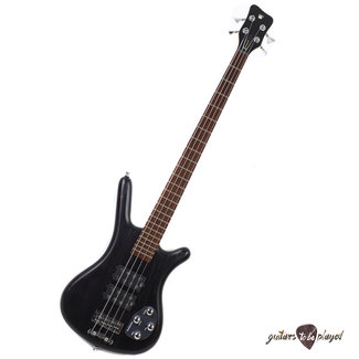 Warwick RockBass Corvette $$ Double Buck 4-String Bass – Nirvana Black Satin