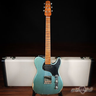 Shabat Shabat Lion GB Sugar Pine Guitar w/ 4A Flame Roasted Maple Neck – Pelham Blue