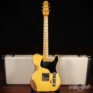 Shabat Guitars Shabat Lion Standard Pine Body T-Style Guitar w/ 1-Pc Maple Neck – Butterscotch