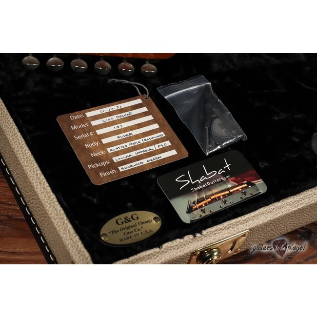 Shabat Lion Deluxe T-Style w/ Flame Roasted Maple & Rosewood – Sherwood Green