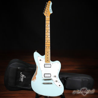 Fano Fano JM6 Oltre Maple Fretboard Lollar Imperial Guitar w/ Gigbag – Sonic Blue