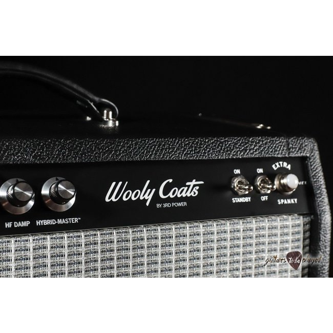 3rd Power Wooly Coats Extra Spanky 6VEL Amp Head & 112 Cab –British Black Levant