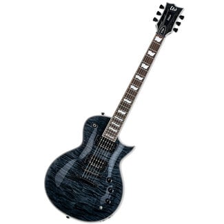 ESP LTD ESP LTD Deluxe EC-1000 Piezo Quilt Top Guitar – See Thru Black
