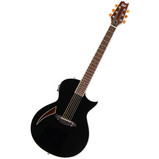 ESP LTD ESP LTD TL-6 Thinline Acoustic/Electric Guitar – Black