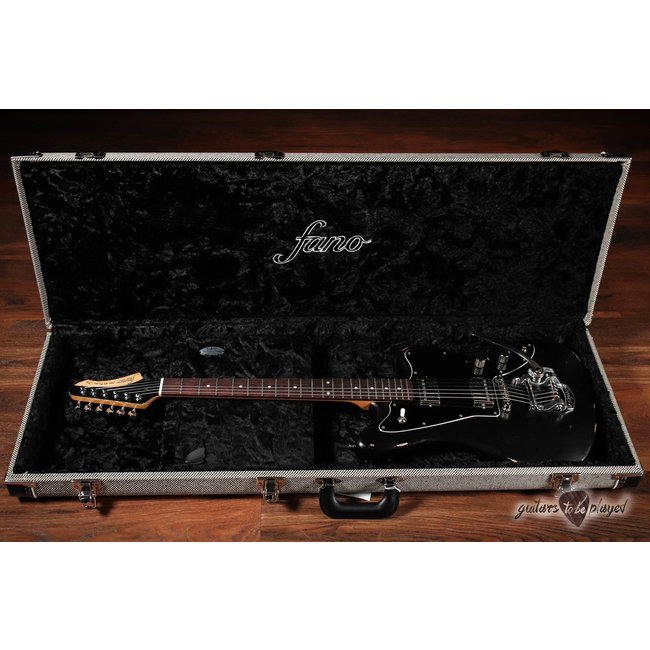 Fano JM6 Alt de Facto Lollar Imperial Swamp Ash Guitar w/ Bigsby – Satin Black