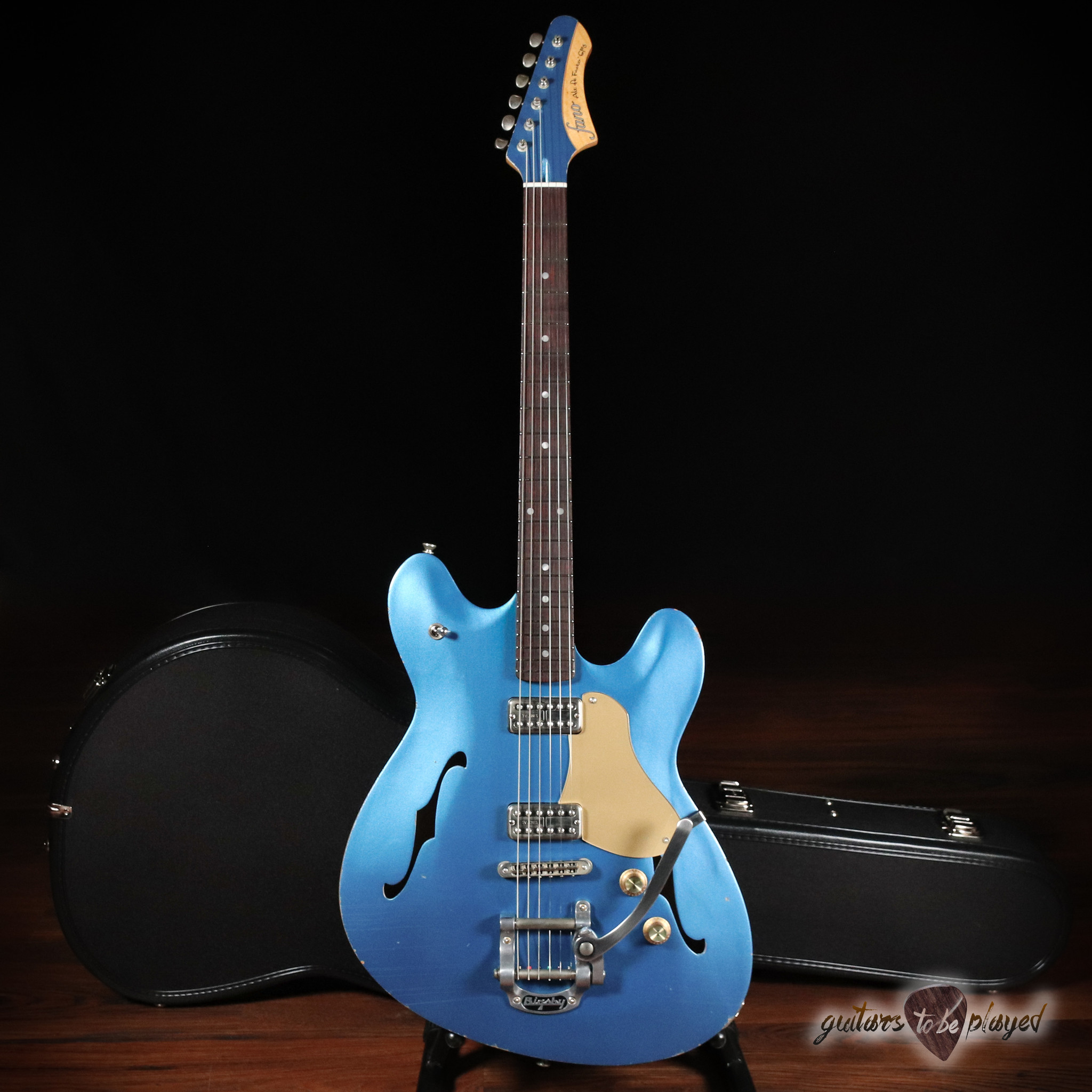 Fano GF6 Alt de Facto Semi-Hollow Guitar w/ Bigsby – Lake