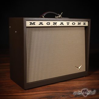 Magnatone Amplification Magnatone Varsity Reverb 15W 1x12” Combo Amp w/ FTSW & Cover – Spanish Mission