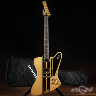 Kauer Banshee Mahogany Guitar w/ Lollar Firebird & Mini Humbucker – IROC Goldtop