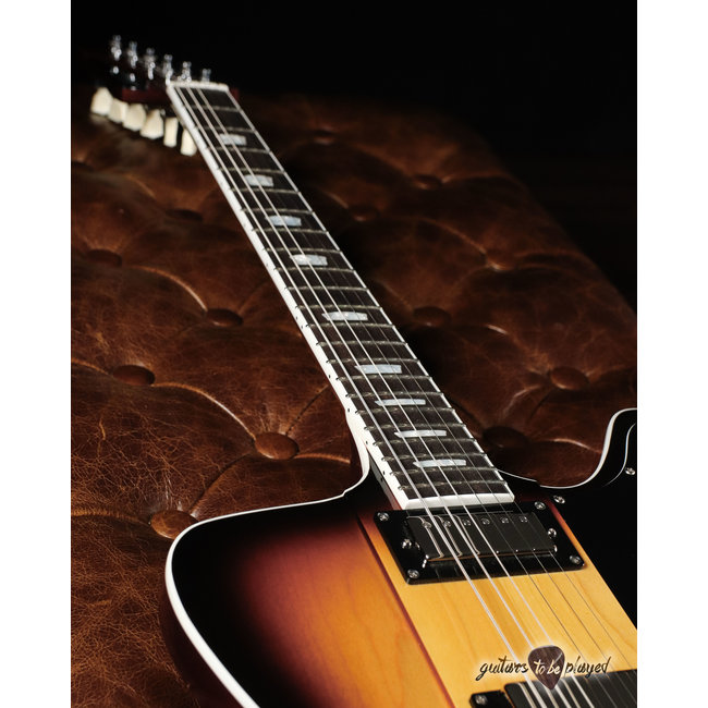 Kauer Banshee Deluxe w/ Maple Cap & Lollar Mini/Imperial HBs – Tobacco Burst