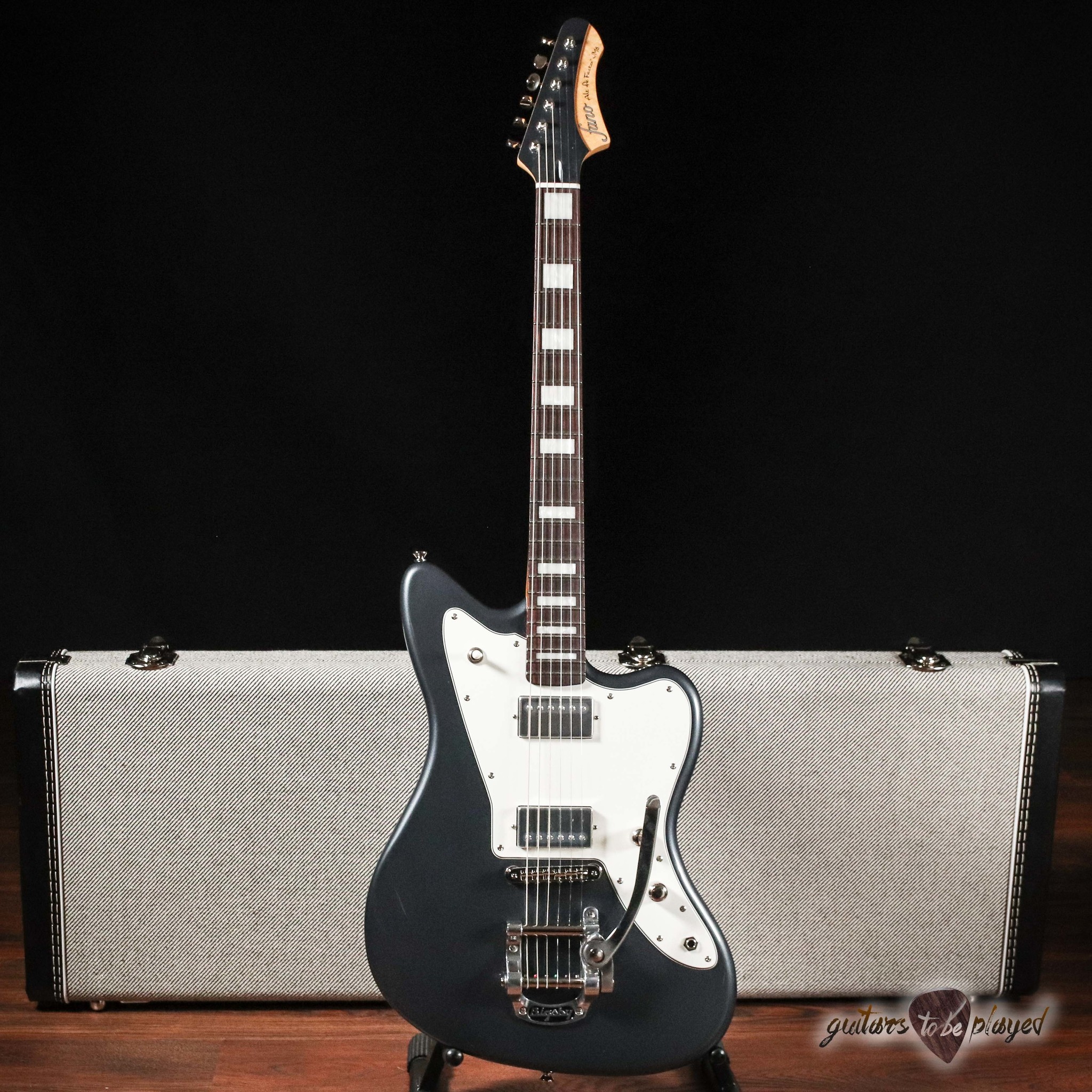 Fano JM6 Alt de Facto Lollar El Rayo Guitar w/ Bigsby – Charcoal