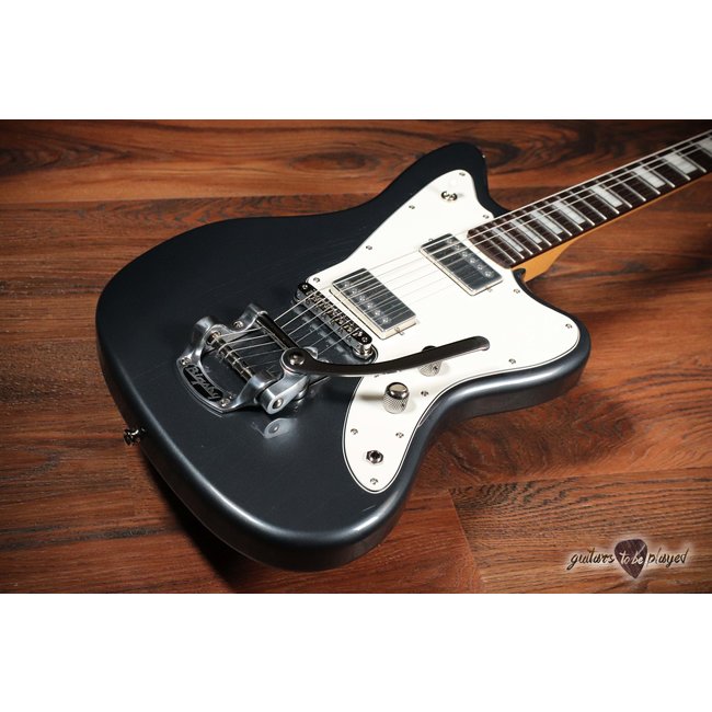 Fano JM6 Alt de Facto Lollar El Rayo Guitar w/ Bigsby – Charcoal Frost