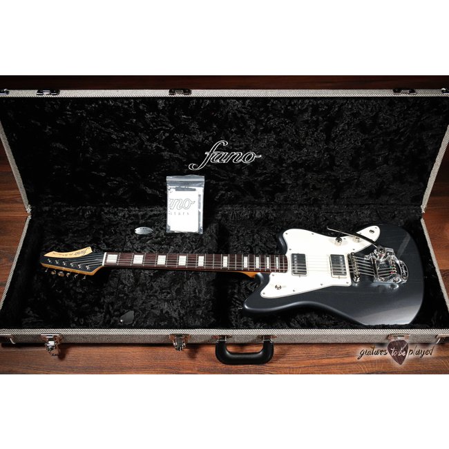 Fano JM6 Alt de Facto Lollar El Rayo Guitar w/ Bigsby – Charcoal Frost