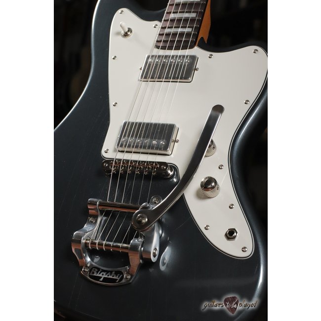 Fano JM6 Alt de Facto Lollar El Rayo Guitar w/ Bigsby – Charcoal Frost
