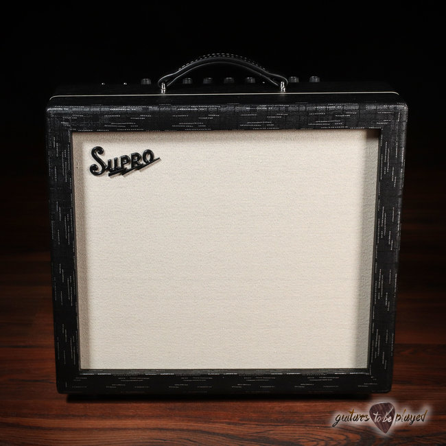 Supro 1932R Royale 35/50-Watt 1x12” Tube Combo Amp – Black Scandia