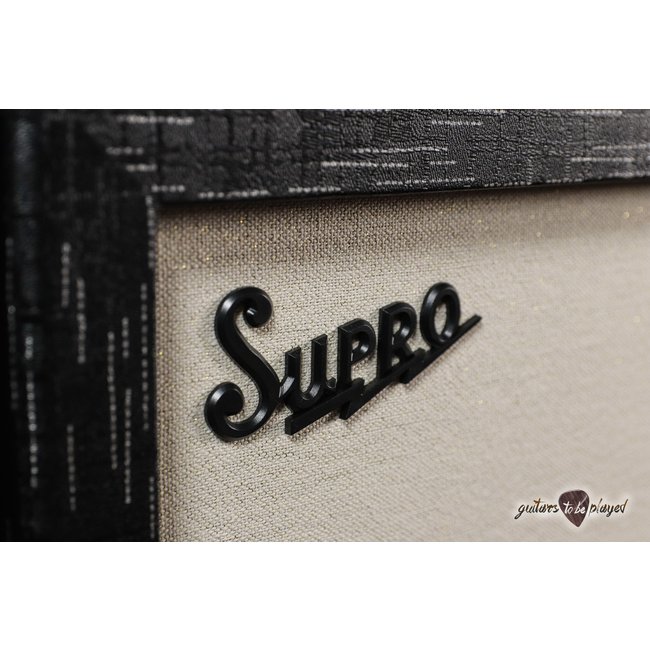 Supro 1932R Royale 35/50-Watt 1x12” Tube Combo Amp – Black Scandia