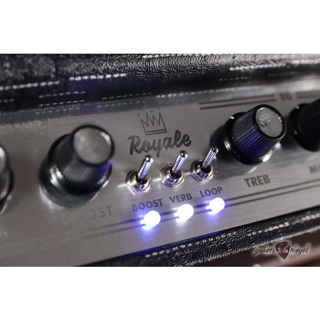 Supro 1932R Royale 35/50-Watt 1x12” Tube Combo Amp – Black Scandia