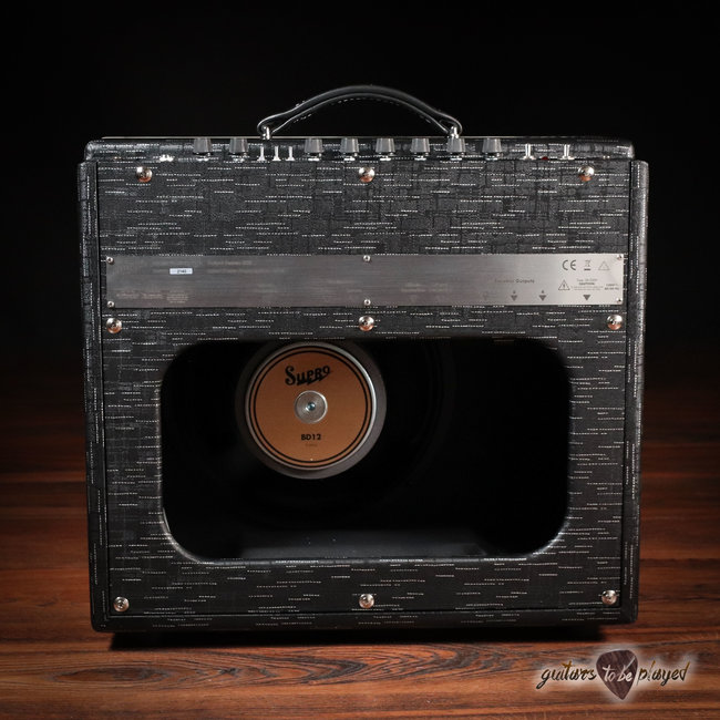 Supro 1932R Royale 35/50-Watt 1x12” Tube Combo Amp – Black Scandia