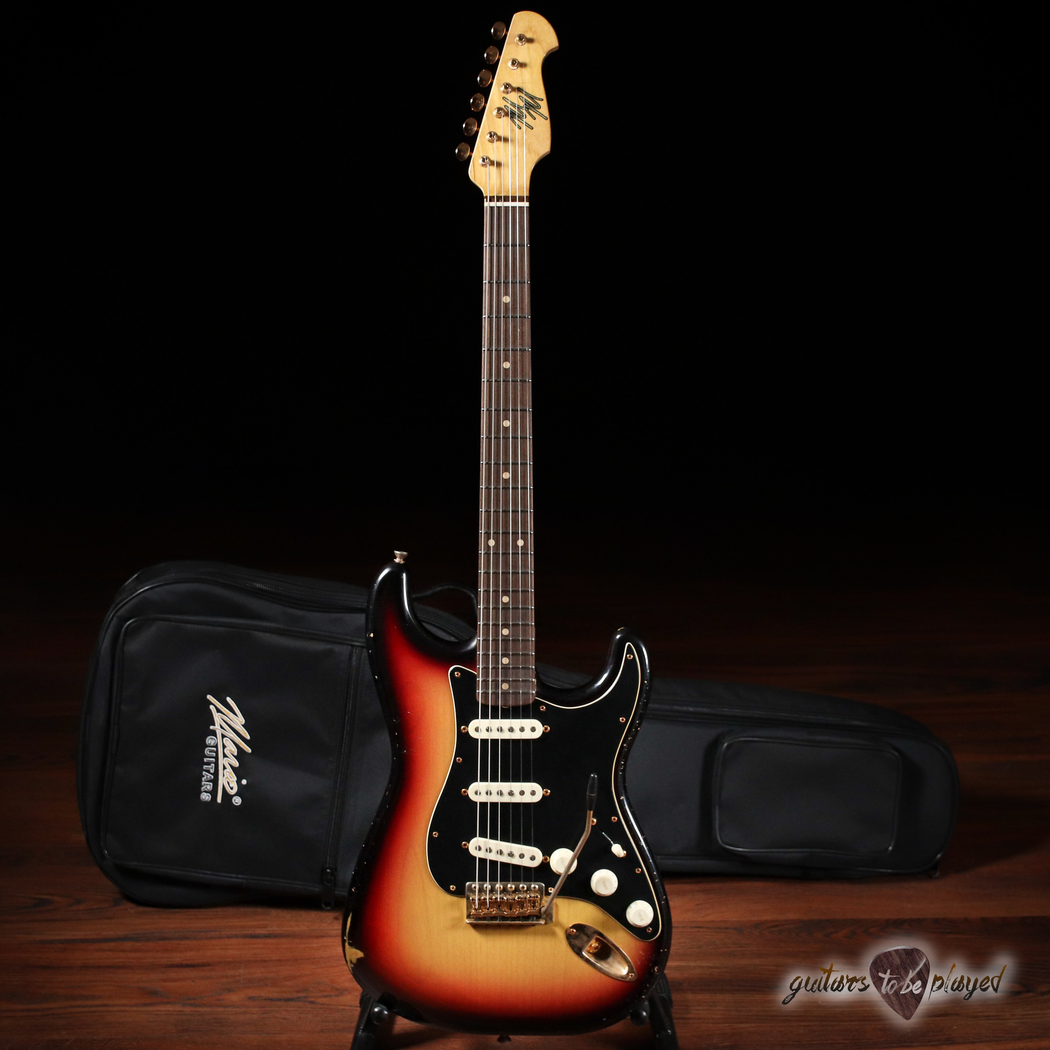 Mario Martin Guitars Alder S-Style w/ Arcane 61 PUs – 3-Tone Burst