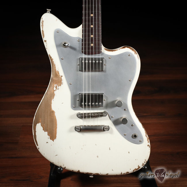 Fano JM6 Oltre Lollar Imperial Humbucker Guitar w/ Gigbag – Olympic White