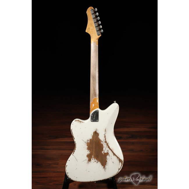 Fano JM6 Oltre Lollar Imperial Humbucker Guitar w/ Gigbag – Olympic White