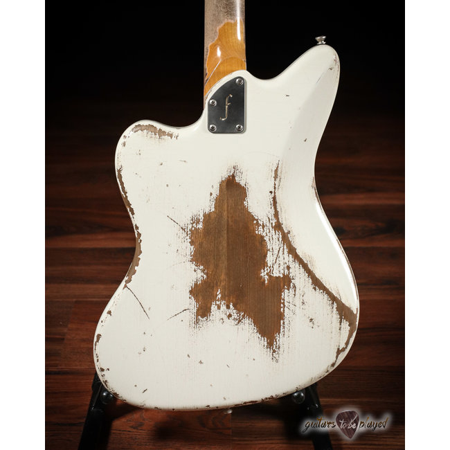 Fano JM6 Oltre Lollar Imperial Humbucker Guitar w/ Gigbag – Olympic White