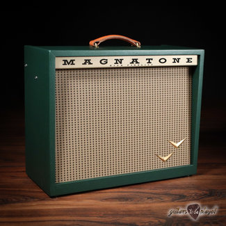 Magnatone Magnatone Panoramic Stereo 12+12W Vibrato 2x10” Combo Amp – Dark Green