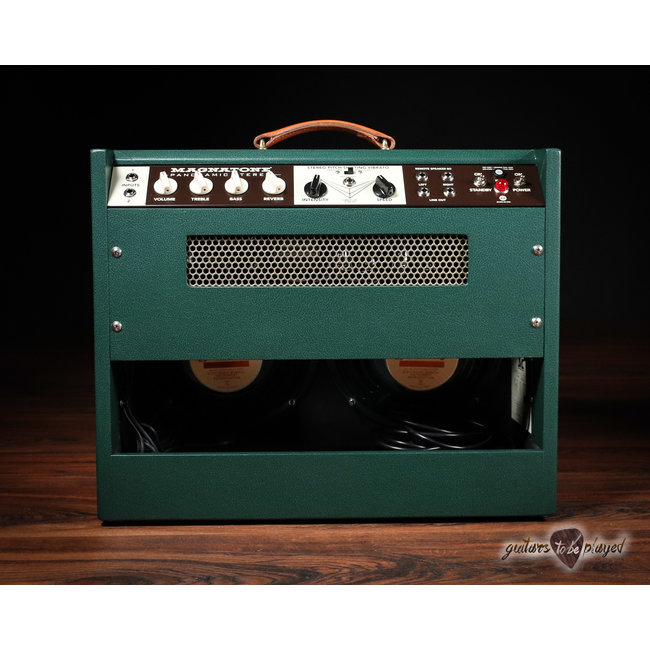Magnatone Panoramic Stereo 12+12W Vibrato 2x10” Combo Amp – Dark Green