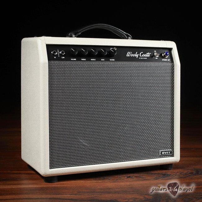 3rd Power Wooly Coats Spanky Jr. 6VEL 5W 1x10" Combo Amp - Ivory w/ Silver Grill