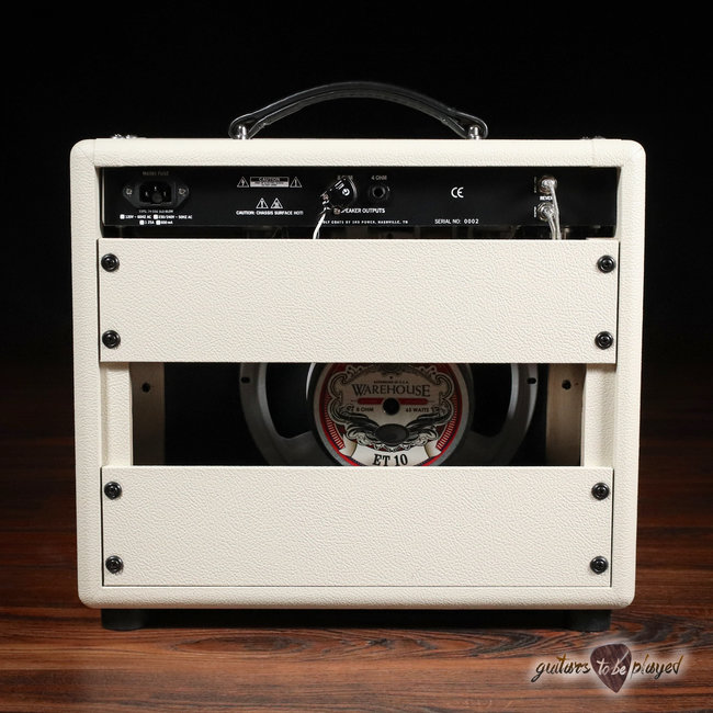 3rd Power Wooly Coats Spanky Jr. 6VEL 5W 1x10" Combo Amp - Ivory w/ Silver Grill