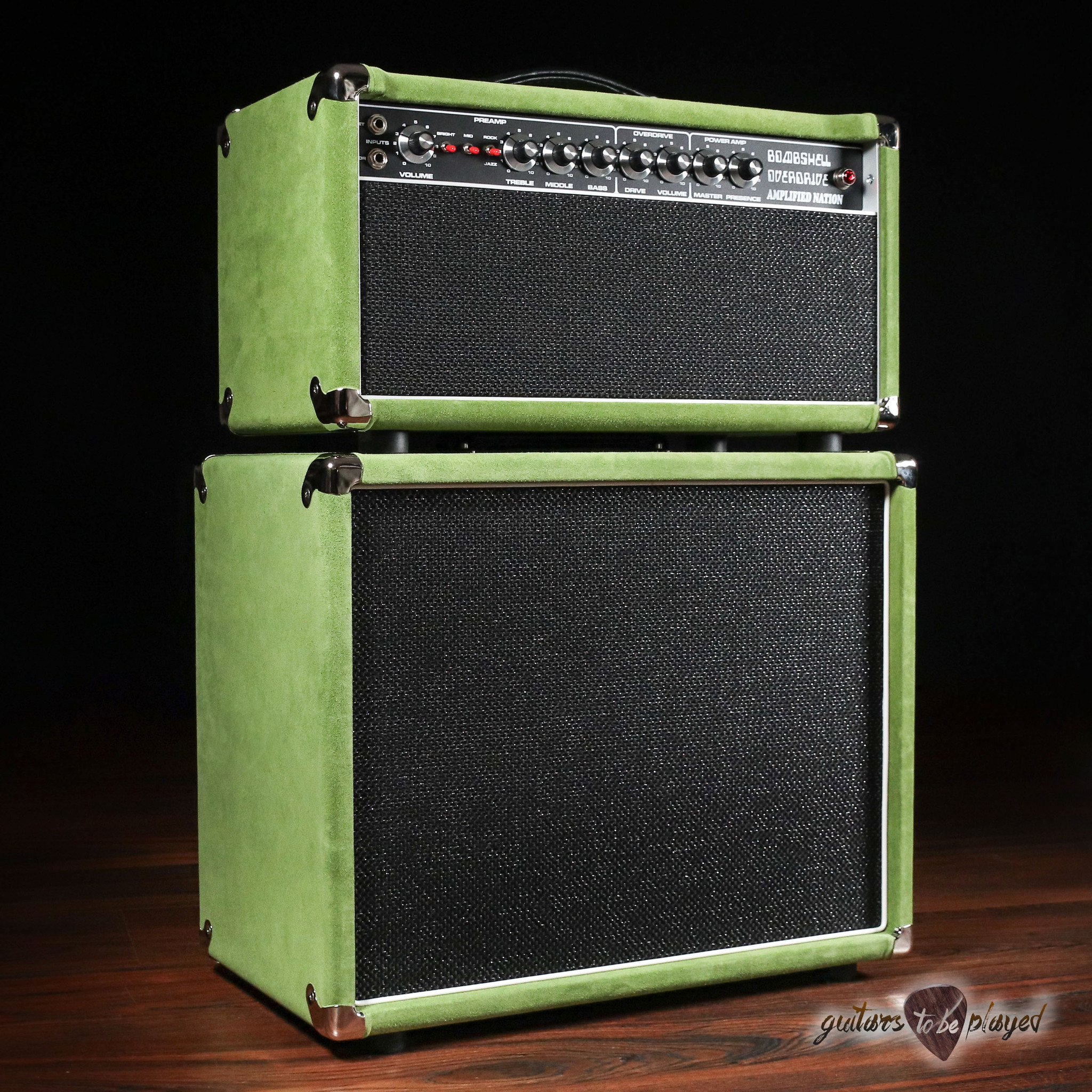 ［レア筐体］Moollon / Overdrive Buffer Ace Amplified Nation Bombshell Overdrive 22W Head & Cab–Angry Phrogg