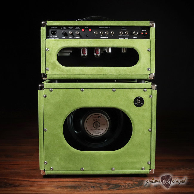 Amplified Nation Bombshell Overdrive 22W Head & 112 Cab – Angry Phrogg Suede