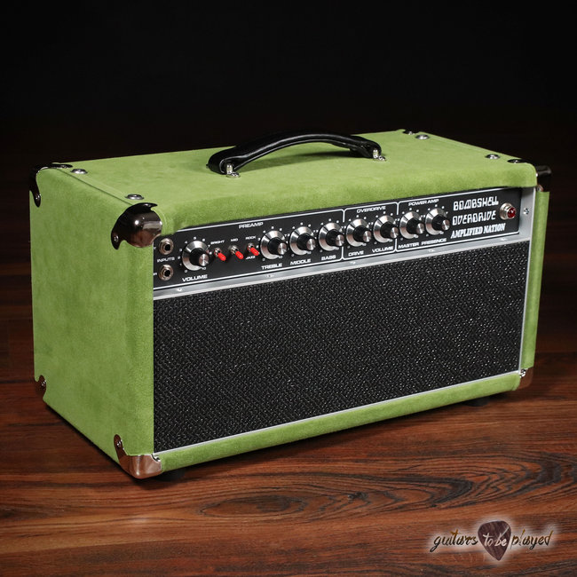 Amplified Nation Bombshell Overdrive 22W Head & 112 Cab – Angry Phrogg Suede