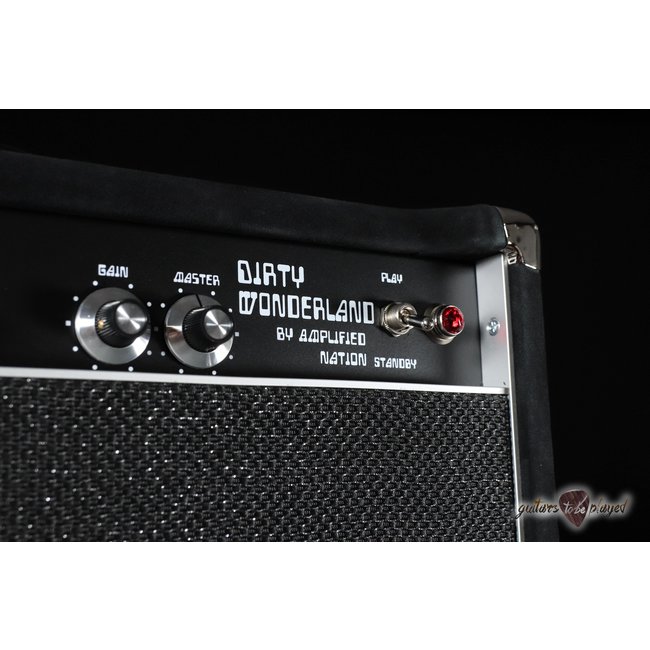 Amplified Nation Dirty Wonderland 50W Head & 212 Vertical Cab – Black Suede