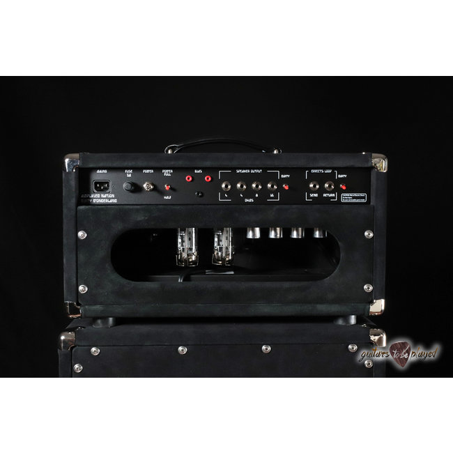Amplified Nation Dirty Wonderland 50W Head & 212 Vertical Cab – Black Suede