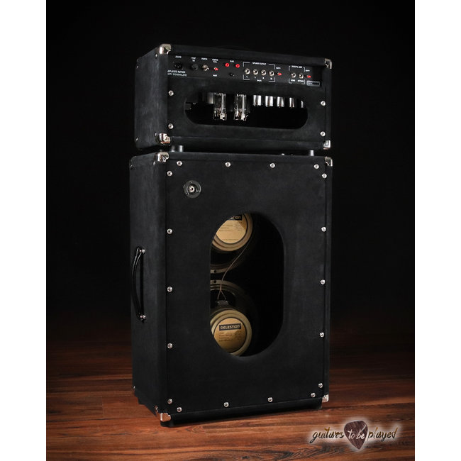 Amplified Nation Dirty Wonderland 50W Head & 212 Vertical Cab – Black Suede