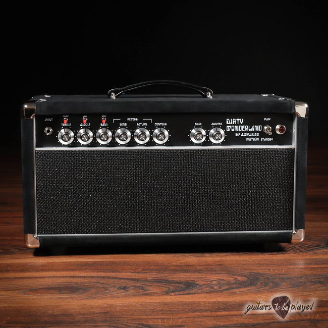 Amplified Nation Dirty Wonderland 50W Head & 212 Vertical Cab – Black Suede