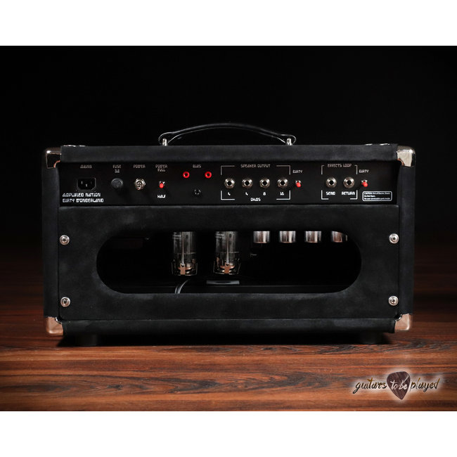 Amplified Nation Dirty Wonderland 50W Head & 212 Vertical Cab – Black Suede