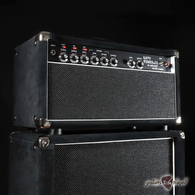 Amplified Nation Dirty Wonderland 50W Head & 212 Vertical Cab – Black Suede