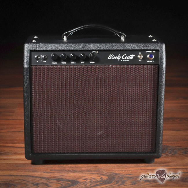 3rd Power Wooly Coats Spanky Jr. 6VEL 5W 1x10" Combo – Black w/ Oxblood Grill