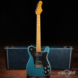 Shabat Guitars Shabat Lion Custom T-Style Guitar w/ 1-pc Maple Neck – Lake Placid Blue