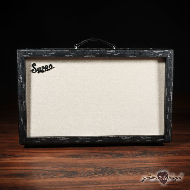 Supro 1933R Royale 35/50-Watt 2x12” Tube Combo Amp – Black Scandia