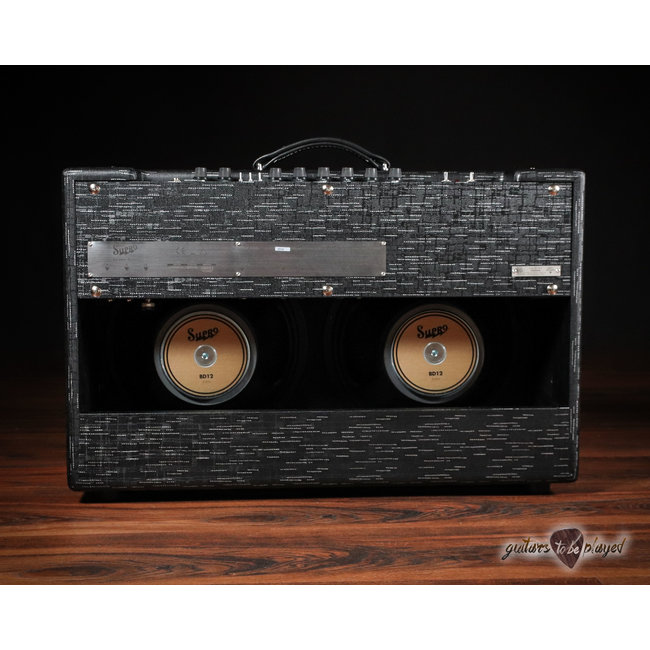 Supro 1933R Royale 35/50-Watt 2x12” Tube Combo Amp – Black Scandia