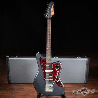 Shelton Electric Instruments Shelton GalaxyFlite Super III w/ Roasted Flame Maple & Fralins – Charcoal Frost