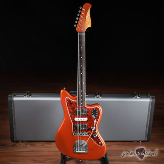 Shelton Guitars Shelton GalaxyFlite Super III w/ Roasted Maple Neck & Fralins – Solar Orange