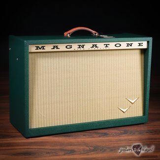Magnatone Amplification Magnatone Twilighter Stereo 22+22W Reverb/Vibrato Tube Combo Amp – Dark Green*