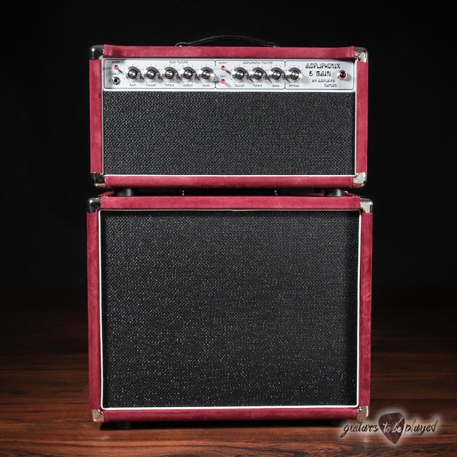 Amplified Nation Ampliphonix & Gain 50W Head & 112 Cab – Maroon Suede