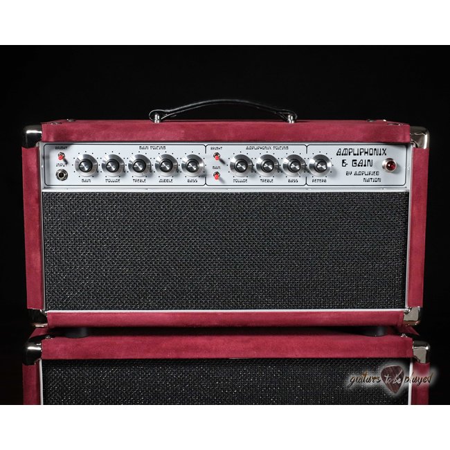 Amplified Nation Ampliphonix & Gain 50W Head & 112 Cab – Maroon Suede